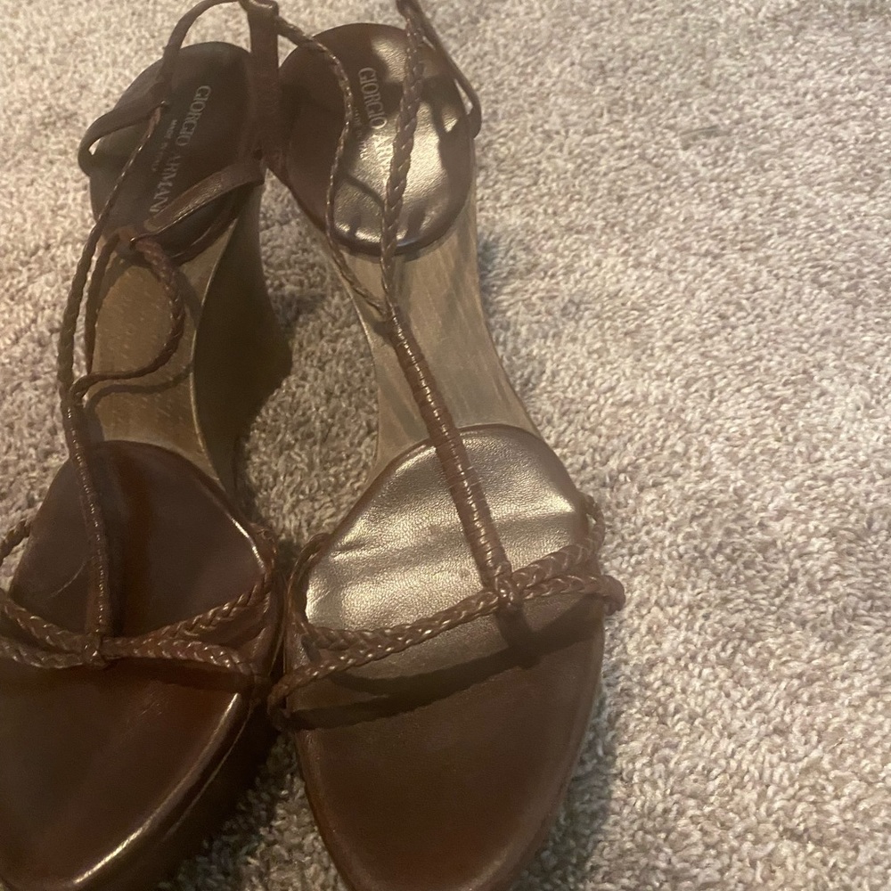 Giorgio Armani sandals like new condition